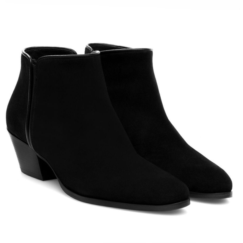 Giuseppe Zanotti Dandy 40 black suede ankle boots booties EU 40 US 10